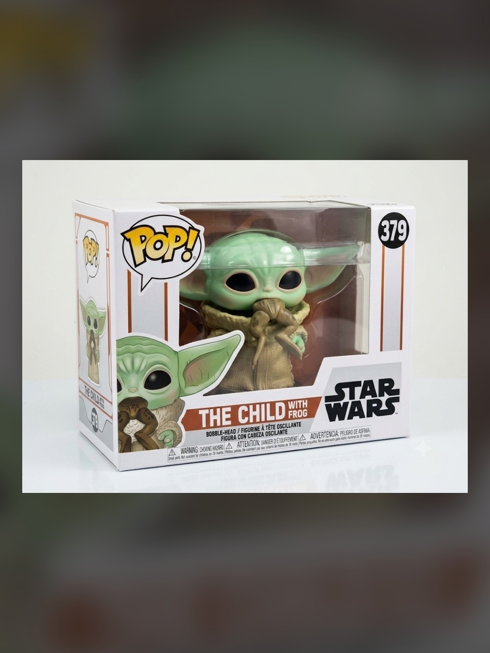 Funko Pop! Star Wars The Child with Frog - Green and Tan Figure #379 New In Box